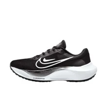 Nike Zoom Fly 5 女士訓練跑步鞋，舒適泡沫墊底，網布耐用防滑減震，白黑色DM8974-001，低幫鞋款，內含碳板 - 黑與白 - 查看 1