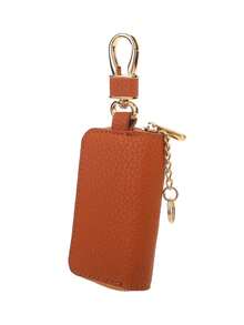 1pc Key Bag Women's Portable Cute Multifunctional Mini Car Key Bag Men's Zipper Home Car Key Chain,Elegant Mini Keychain Wallet - Portable Leather Jewelry & Accessory Case,Key Bag Women's Portable Cute Multifunctional Mini Car Key Bag Men's Zipper Home Car Key Chain