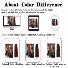 6 gói tóc giả móc locs 30/36 inch tóc mềm cho tóc tết rối tóc tết bướm móc cho phụ nữ - Cam bẩn - Xem 6