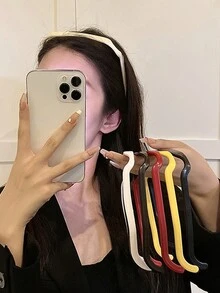 2 chiếc băng đô vuông, băng đô kính mát vuông cổ điển cho nữ, phụ kiện tóc thời trang đỉnh đầu - Nhiều màu - Xem 4