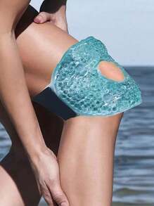 Soft Gel Knee Ice Pack With Wrap, Reusable Hot And Cold Compression Multi-Purpose Reusable, Summer Cooling Ice Pack, Home Outdoor Summer Cooling,Beach,Travel - Multicolor - View 6