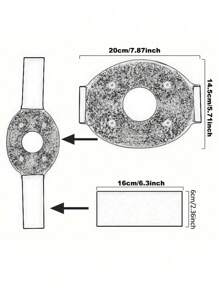 Soft Gel Knee Ice Pack With Wrap, Reusable Hot And Cold Compression Multi-Purpose Reusable, Summer Cooling Ice Pack, Home Outdoor Summer Cooling,Beach,Travel - Multicolor - View 2