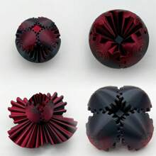 3D Printed Gear Spinner Ball, Gear Fidget Toy, Stress Relief Toy - Multicolor - View 22