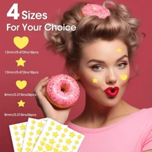 Multi-Piece Golden Star Shaped Stickers, Suitable For Party, Gathering And Other Activities (For Decoration Only, Not Cosmetic)