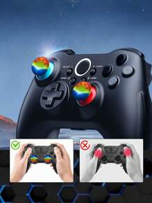 4 piezas Tapas de agarre del joystick de silicona para controles de PS3/PS4/Xbox One/Xbox 360 - Multicolor - Ver 2