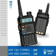 Baofeng Baofeng Walkie-Talkie UV-5R 8W Dual-Band Zwei-Wege-Funk VHF UHF FM Radio Handfunkgerät