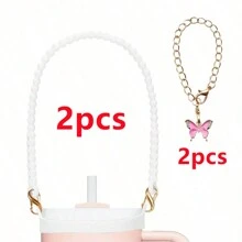 1/2 pièces Porte-bouteille d'eau avec sangle, convient aux bouteilles de 8 oz à 40 oz, sangle pour bouteille d'eau, compatible avec les accessoires de la tasse (tous les produits n'incluent pas les tasses d'eau)