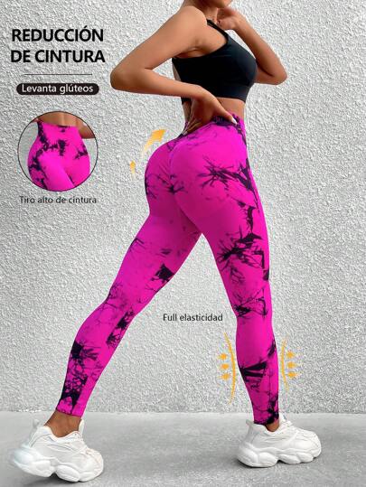 OKAY MODA XiaShop Sport Leggings Deportivos Yoga Para Mujer Con Tiro Alto control de cintura y gluteos