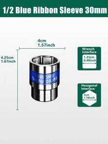 Electric Wrench & Air Gun Socket Bit Set, 8-32mm Hex Screwdriver Bits For Power Drill - Multicolor - View 11