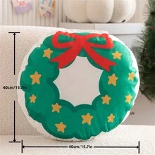 1 件卡通圣诞不对称枕头（带枕芯）由短毛绒涤纶纤维制成。双面柔软。适合家庭和户外装饰，是圣诞节气氛的必备品。9 种设计可供选择（圣诞老人、雪人、驯鹿、圣诞礼盒、拐杖糖、圣诞树、圣诞花环、圣诞袜）。可以接受单个或组合设计。非常适合作为圣诞派对礼物。 - 彩色 - 查看 19