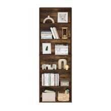 Jaya Simply Home 6-Tier Open Storage Bookcase, Free Standing Room Storage Furniture, Multi-Functional White Bookshelf For Bedroom, Living Room, Office - 琥珀松 - 查看 6