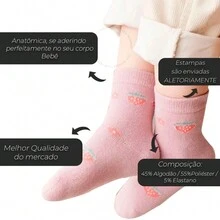 Kit 15 Pairs Of Girls' Socks - Nhiều màu - Xem 3