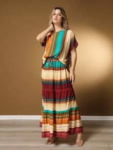 HONGDA VARIETIES New Set With Elastane - 駝色 - 查看 2