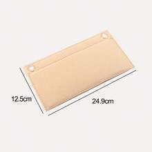 Organisateur de sac à main en feutre de mode, mini organiseur de sac à main pour sac bandoulière, kit de conversion de sac à main pour sac enveloppe pour femmes - Beige - Voir 6