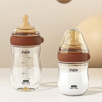 新生儿玻璃奶瓶，5 盎司/8 盎司