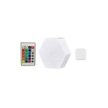 Hexagon LED Lights Wall Panels Battery Powered, 16 Colors And 4 Lighting Modes Hexagonal Wall Light RGB Lights Modular Touch Sensitive Lights With Remote Control For Home Decor, Living Room, Bedroom, Gaming Room, Party, Wall Lights Gift For Kids, Adults
