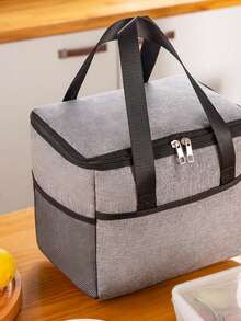 Torba termiczna Lunch Box Torebka Lunch Box Z Ryżem Folia Aluminiowa Zagęszczony Wodoodporny Lunch Box Torba Lunch Do Pracy, Torba Lunchowa Dla Studentów Lunchbox Lunch Bag Kobiety Szkoła Nauczyciel Kemping Powrót Do Szkoły Torba Chłodnicza Piknik Klasa Bento Kuchnia Izolowana Torba Lunchowa Podróż - Wielokolorowe - Zobacz 13