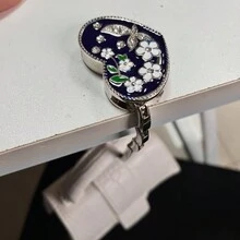 心形可折叠金属包挂架，桌面包挂架，钱包和手提包收纳挂架