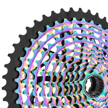 ZTTO XD 12 速卡式飞轮、9-46T Ultimate MTB 12 速 XD 卡式飞轮、9-50T XD Eagle 卡式飞轮 12S、9-46T ULT 链轮、CNC K7 12V 超轻链轮 - 彩色 - 查看 5