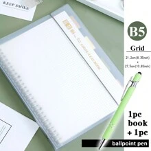 20/26 Holes A5/B5 Pp Loose Leaf Notebook, 1pc Back To School