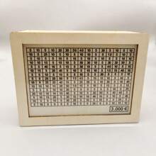 1pc White Wooden Money Box With Counter For Home Office Desk Cash Saving Best Gifts Birthday Graduation