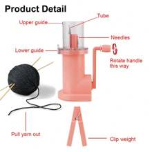 Creative Knitting Machine Portable Hand-Knitted Embellish Hand Knit Craft Bracelet Weave Tool Loom Spool Knitter - Multicolor - View 5