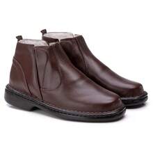 Men's Genuine Leather Boot Elegance And Durability - 咖啡 - 查看 3
