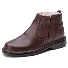 Men's Genuine Leather Boot Elegance And Durability - 咖啡 - 查看 1