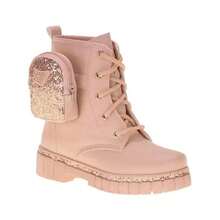 Children's Tractor Boot With Glitter Bag For Autumn Winter - Màu Hồng baby - Xem 1