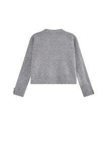 女士针织开衫，柔软舒适，优雅气质，春秋季