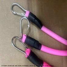 1入臀部提拉阻力帶，帶有龍門框架，踝部捆綁帶，可用於腿部、臀部訓練，塑身和瘦身 - 彩色 - 查看 12