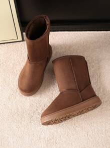 Latest Winter Snow Fashionable Mid-Calf Warm Women Boots, Fur, Party