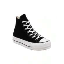 Converse | Zapatillas altas de plataforma Chuck Taylor Star - BLANCO Y NEGRO - Ver 2