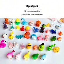 10 piezas Bolsas de caramelos con diseños 3D de animales lindos aleatorios, detalles sorpresa para fiestas, adecuados para decoración de fiestas, Navidad y Halloween