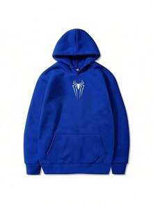 Spider Sweatshirt Cold Weather Top - 寶藍色 - 查看 2