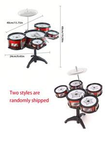 Jazz Drum Set - Perfect Birthday Gift For Beginners! - Multicolor - View 2