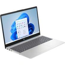 HP 15.6" FHD Laptop, AMD Ryzen 5 7520U(Beat I7-1255U), Integrated AMD Radeon Graphics Windows 11 Home With Laptop Stand, Natural Silver - 銀色 - 查看 4