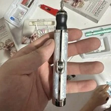 电动指甲打磨机 12 位打磨套装，多功能美甲钻，USB 充电式 - 适用于厚指甲，专业 4 速电动指甲锉，指甲抛光，角质层护理，指甲塑形工具，女士礼物，优质产品 - 白色 - 查看 7