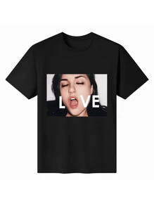 Payeah Men's And Women's Youth Short-Sleeved, T-Shirt Hot New Wave BrandO-Neck Style,Fun T-Shirt - màu đen - Xem 1