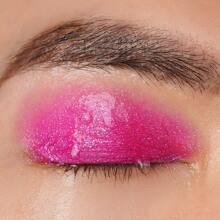 Oulac Sombra de ojos en crema también para iluminador, de gran capacidad, altamente pigmentada, resistente al agua y de larga duración con fórmula hidratante. Maquillaje de ojos con brillo y purpurina de 6g - R09 - Ver 6