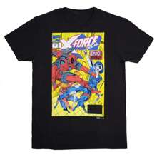Marvel Deadpool X-Force #2 Cover T-Shirt - Black - View 1