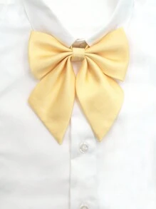 pooting bear 1 Pezzo Cravatta in Maglia in Poliestere di Colore Tinta Unita Stile Scolastico con Collo Regolabile, Adatta per Abiti Quotidiani, Stile Jk, Appuntamenti e Altri Accessori per Donna