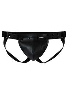 JOCKMAIL 1 pieza Ropa interior tipo tanga ajustable marca JOCKMAIL para hombres con bolsillo acolchado desmontable, sexy