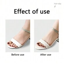 Non-Slip Insole Women's Sandals High Heels Seven-Point Insole Insole Leather Latex Insole 1 Pair