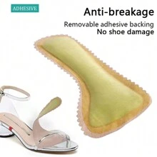 Non-Slip Insole Women's Sandals High Heels Seven-Point Insole Insole Leather Latex Insole 1 Pair