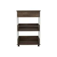 Dundee Kitchen Cart, One Drawer, Two Open Shelves