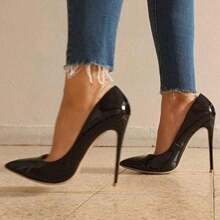Women Classic Sexy Pointed Toe 12cm Slim High Heels Pumps For Office/Party Wear