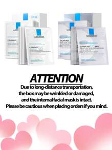 La Roche-Posay CICAPLAST B5 Face Mask, 10 Sheets/Box, Post-Procedure Moisturizing Vitamin B5 Mask For Sensitive Skin. The Cicaplast B5 Face Mask Is A Highly Moisturizing And Soothing Face Mask, Enriched With Vitamin B5 (Panthenol), Specially Formulated For Sensitive Skin, Suitable For Use After Cosmetic Procedures. - B5 10pcs/box - 查看 2