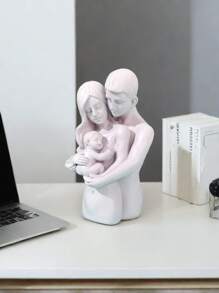 1 pieza Estatua de pareja abrazándose como decoración de resina, figura romántica de regalo con escultura significativa para decoración de estantes de dormitorio, hogar u oficina
