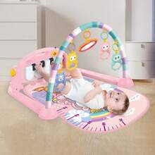 Tapete de Atividade Musical Interativo Infantil Bebê - Unicórnio - Rosa Bebê - Visão 8